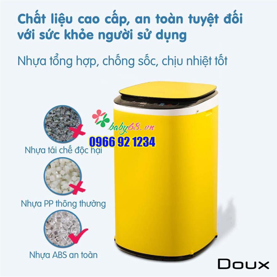 Máy giặt mini Doux lux tự động giặt sạch, diệt khuẩn tối ưu