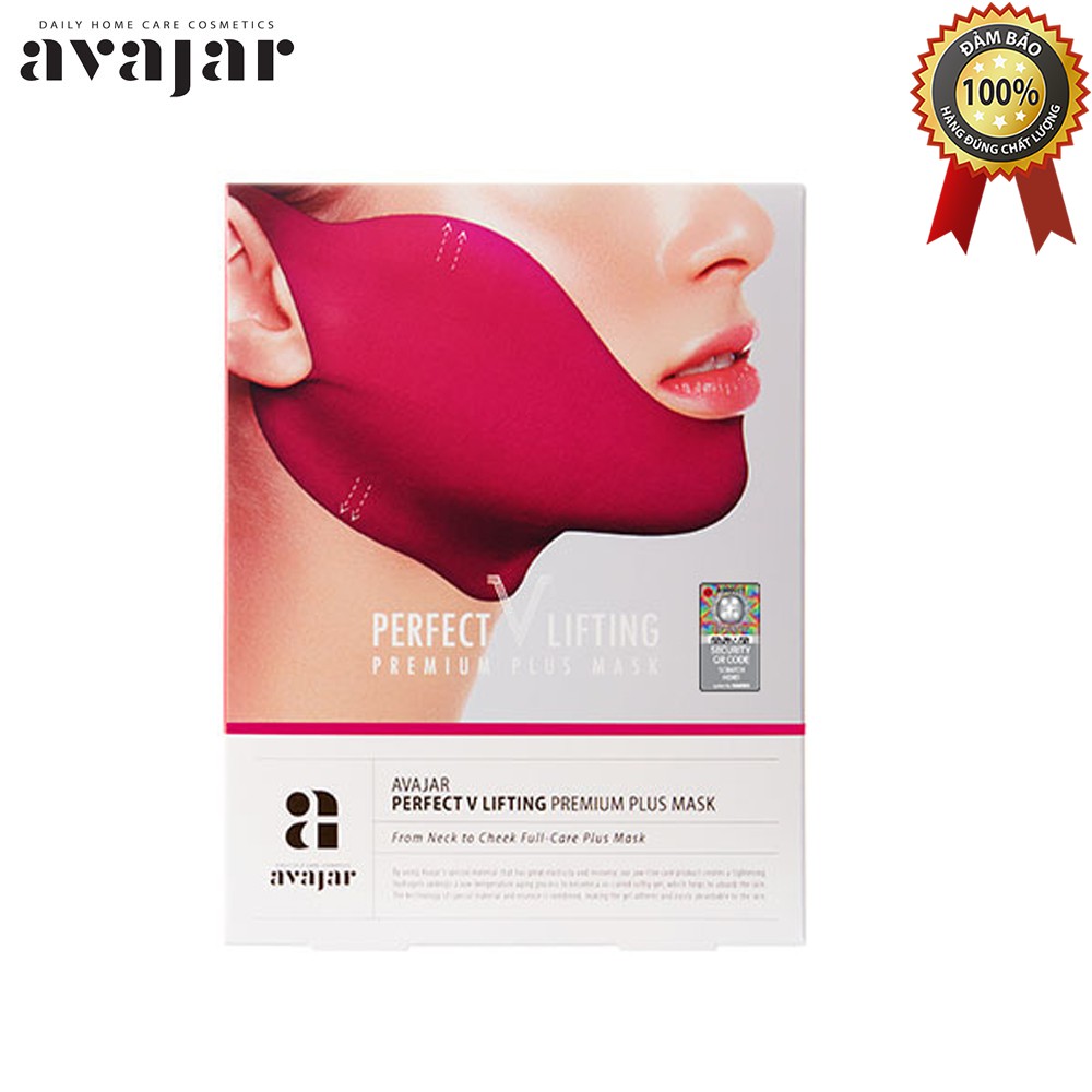 Mặt Nạ Avajar V Line Perfect V Lifting Premium Plus Mask – 5 miếng