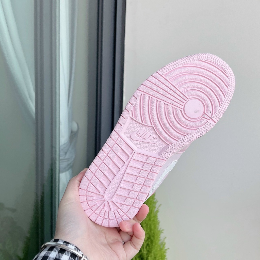 GIÀY JORDAN HỒNG BABY CỔ MID FULL BOX