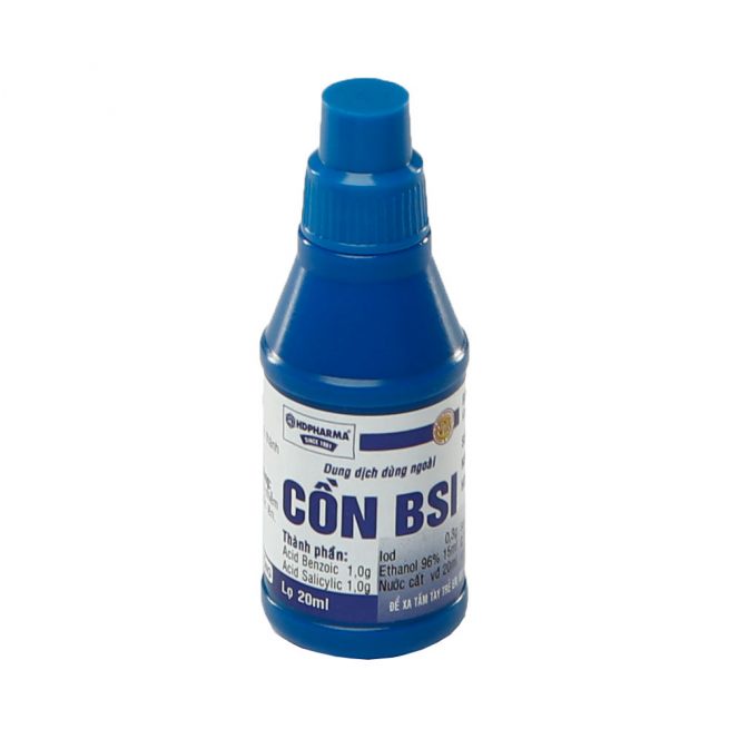 Cồn BSI 20 ml - HD  - Châu Ngân