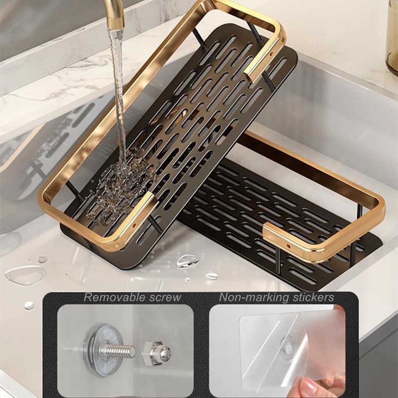 Giá Treo Khăn Hình Tam Giác Gắn Tường Không Cần Khoan Tiện Dụng Cho Nhà Bếp / Phòng Tắm