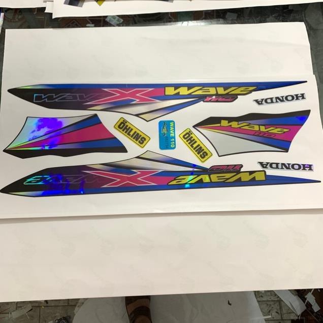 Tem Chế Wave 7 Màu Ánh Tím 882734 Cán 3 Lớp Chống Phai