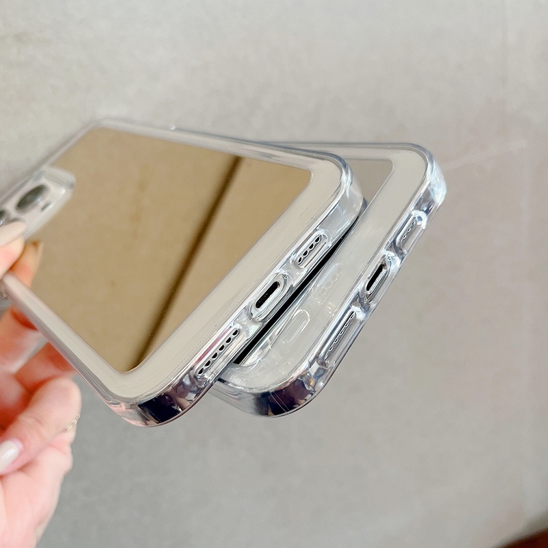 Ốp Điện Thoại Cứng Chống Sốc Có Gương Trang Điểm Cho iPhone 11 Pro MAX 12 13 Pro MAX 12pro X XS MAX XR