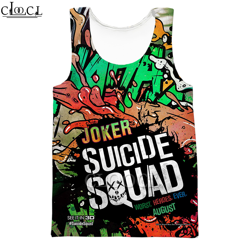 Áo Ba Lỗ In Hình Harley Quinn Phong Cách Harajuku Cho Nam Và Nữ