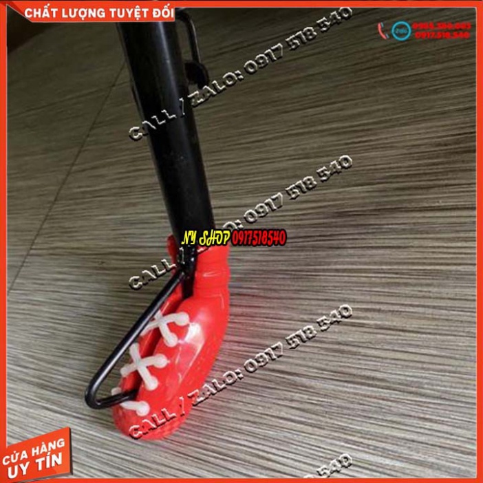 Bọc cao su chân chống cho mọi loại xe 3D kiểu giày thể thao Ảnh thật Sp