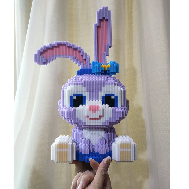 ✚Tương thích với các khối Lego, đồ chơi giáo dục lắp ráp hạt nhỏ Disney Star Delu, quà tặng người lớn cho bé gái khó tín