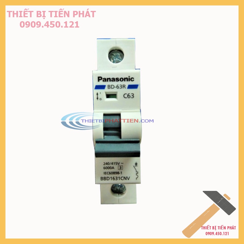 Aptomat MCB Chống Giậc 1 Pha Panasonic 16A - 63A