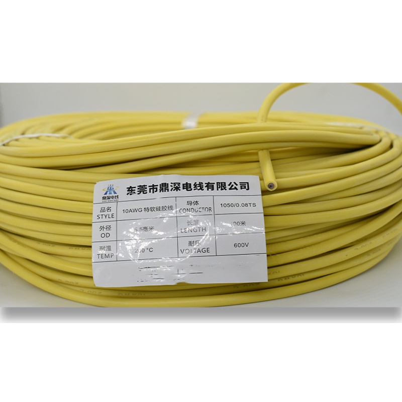 Cuộn Dây Silicone Cao Su 0.31-0.81Mm2 10AWG-30AWG UL3135 Chuyên Dụng