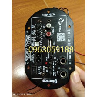 Mạch khuyếch đại âm thanh crown có bluetooth Có 2 mic cắm