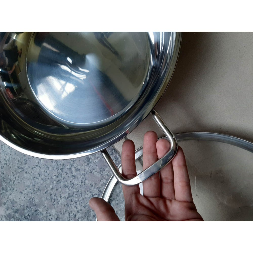 Nồi lẩu inox cao cấp 3 đày Five Star 28cm dày dặn