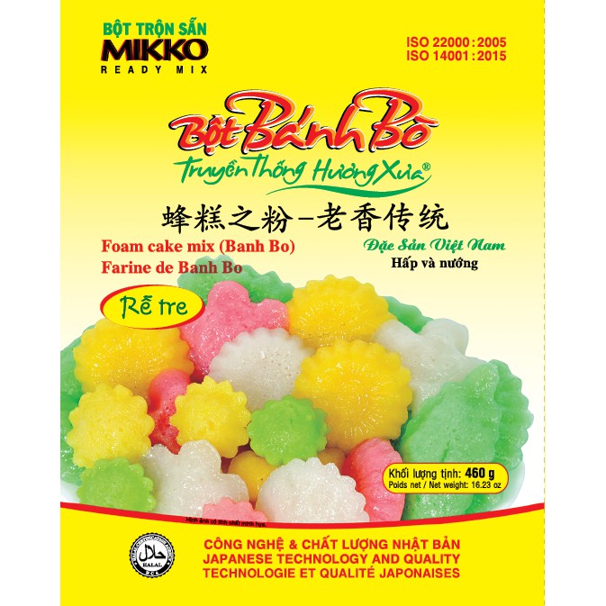 Bột bánh bò rể tre 460g MIKKO HƯƠNG XƯA