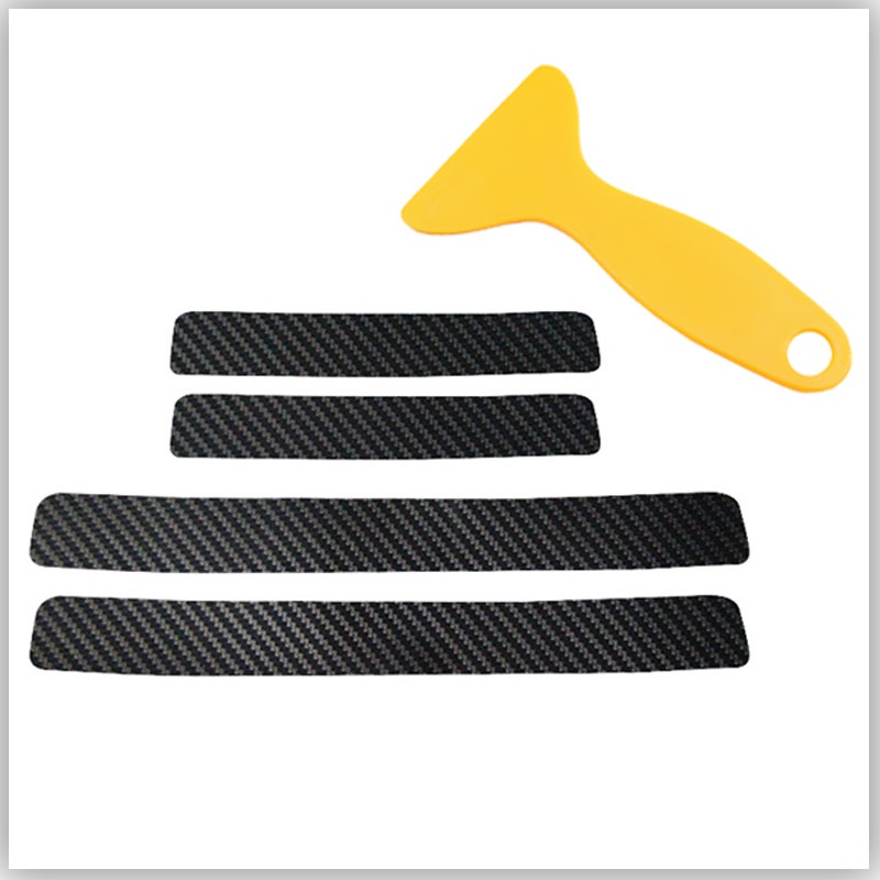 Set 4 Miếng Dán Sợi Carbon 40 / 60cm Chống Trầy Xước Trang Trí Nội Thất Xe Hơi Miếng Dán Bảo Vệ Cạnh Cửa Xe Hơi phụ kiện nội thất ô tô