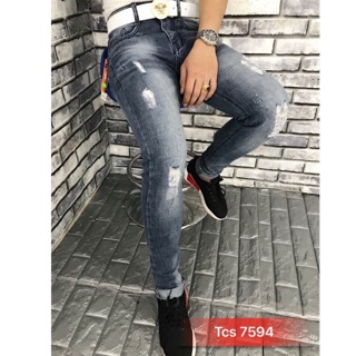 Quần Jean rách nam chuẩn sói ca
