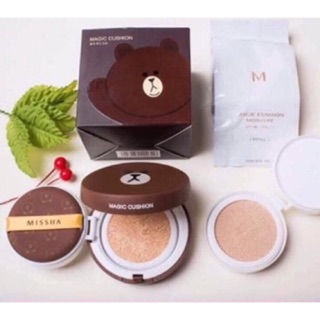 Phấn nước Missha MAGIC CUSHION MOITURE ( tặng kèm lõi )hình gấu vịt