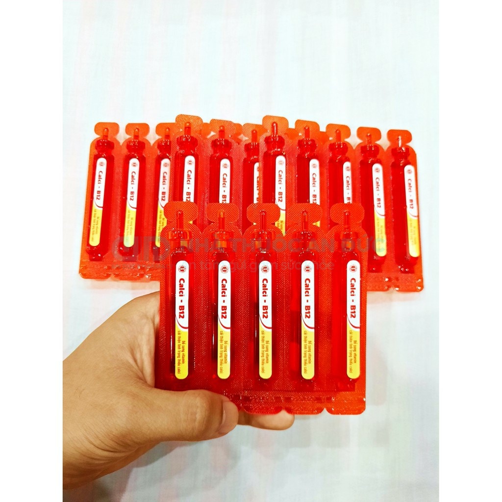 Bổ Sung Calci B12 Chống Thiếu Máu Calxi B12 Đại Uy - Nhà Thuốc An Đức