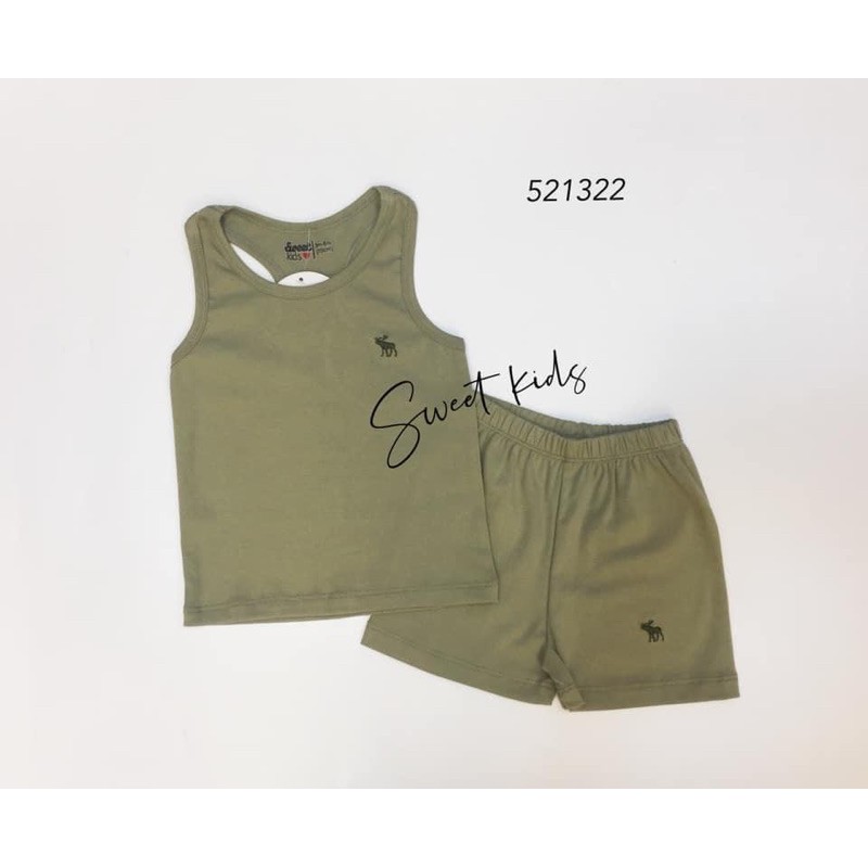 Bộ ba lỗ cotton thiết kế nhà Sweet kids | BigBuy360 - bigbuy360.vn