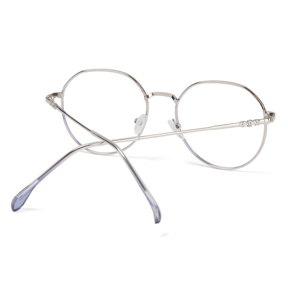 Okdeals kính cận thị siêu nhẹ khung tròn kim loại high-definition eyeglasses
