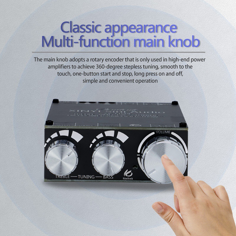 Bảng Mạch Khuếch Đại Âm Thanh Bluetooth 5.0 100W + 100W 2.1 Kênh 2.1 Chuyên Dụng Cho Gia Đình XY-T100L