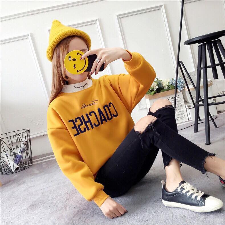 Áo nỉ tay dài Coachse