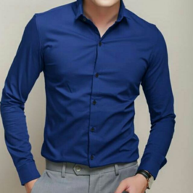 ÁO SƠ MI NAM BODY XANH DƯƠNG
