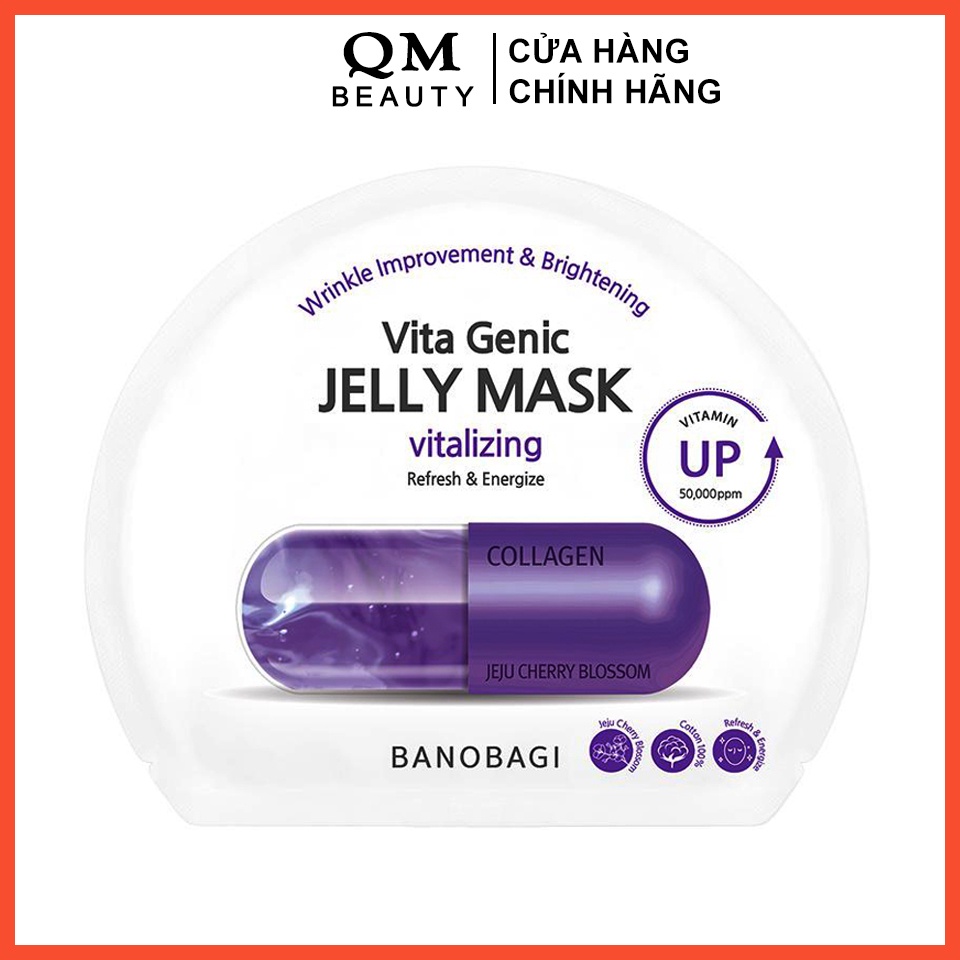 Mặt nạ Banobagi Vita Genic Jelly Mask Cica 30ml dưỡng ẩm dưỡng da mẫu mới