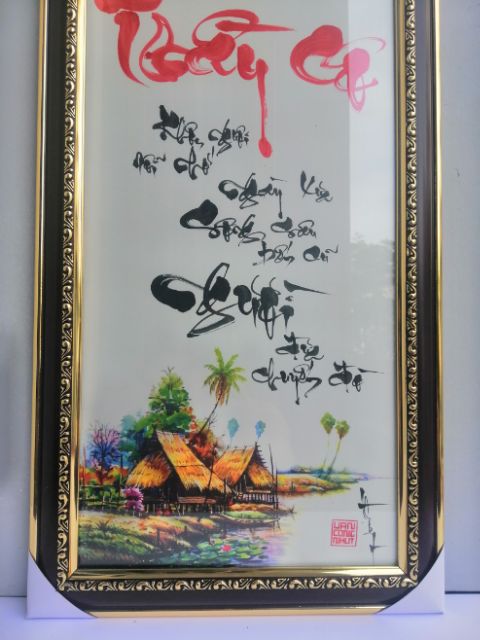 Thư pháp ƠN THẦY CÔ. Quà tặng thầy cô.Tri ân Thầy cô,  Quà biếu, quà tết