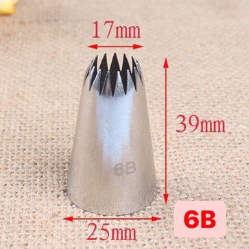 Đuôi Bắt Bông Kem Trang Trí Bánh 1M 2D 2F 6B 195 336 2A