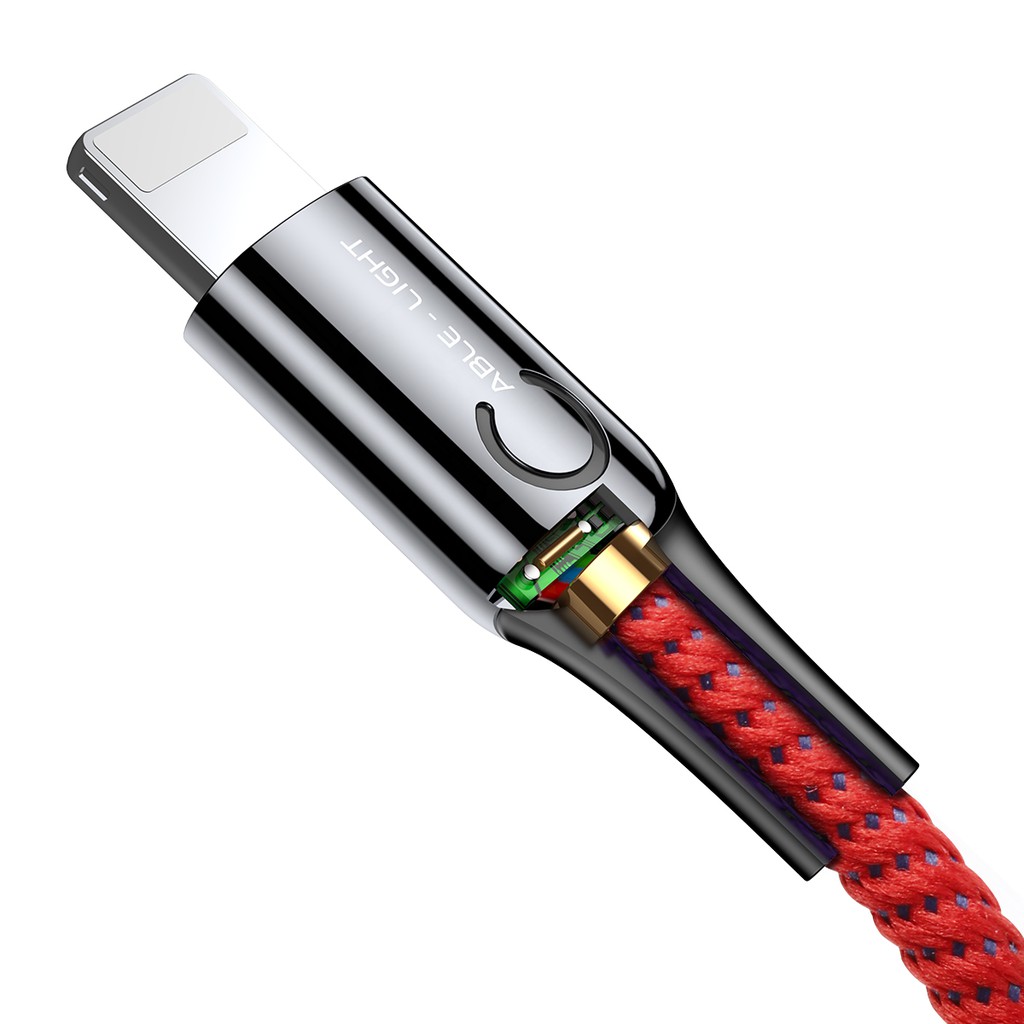 Cáp sạc nhanh IPHONE tự ngắt thông minh chính hãng Baseus C-shaped Light mới nhất 2019 - Bảo hành 12 tháng