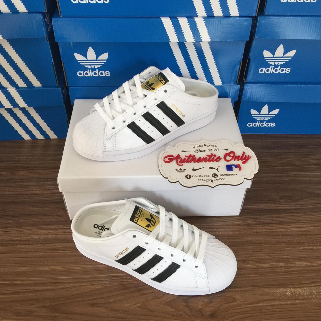 Giày Đạp Gót Adidas Superstar Mule - FX0527, FX2755, FX2756, FX0528