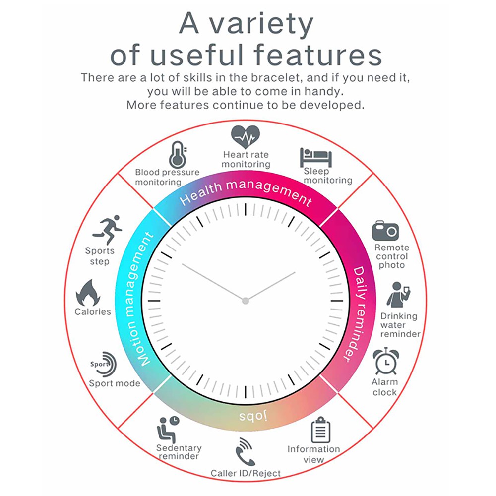 Đồng Hồ Thông Minh Đa Chức Năng Theo Dõi Sức Khoẻ Kiểu Dáng Thể Thao | BigBuy360 - bigbuy360.vn