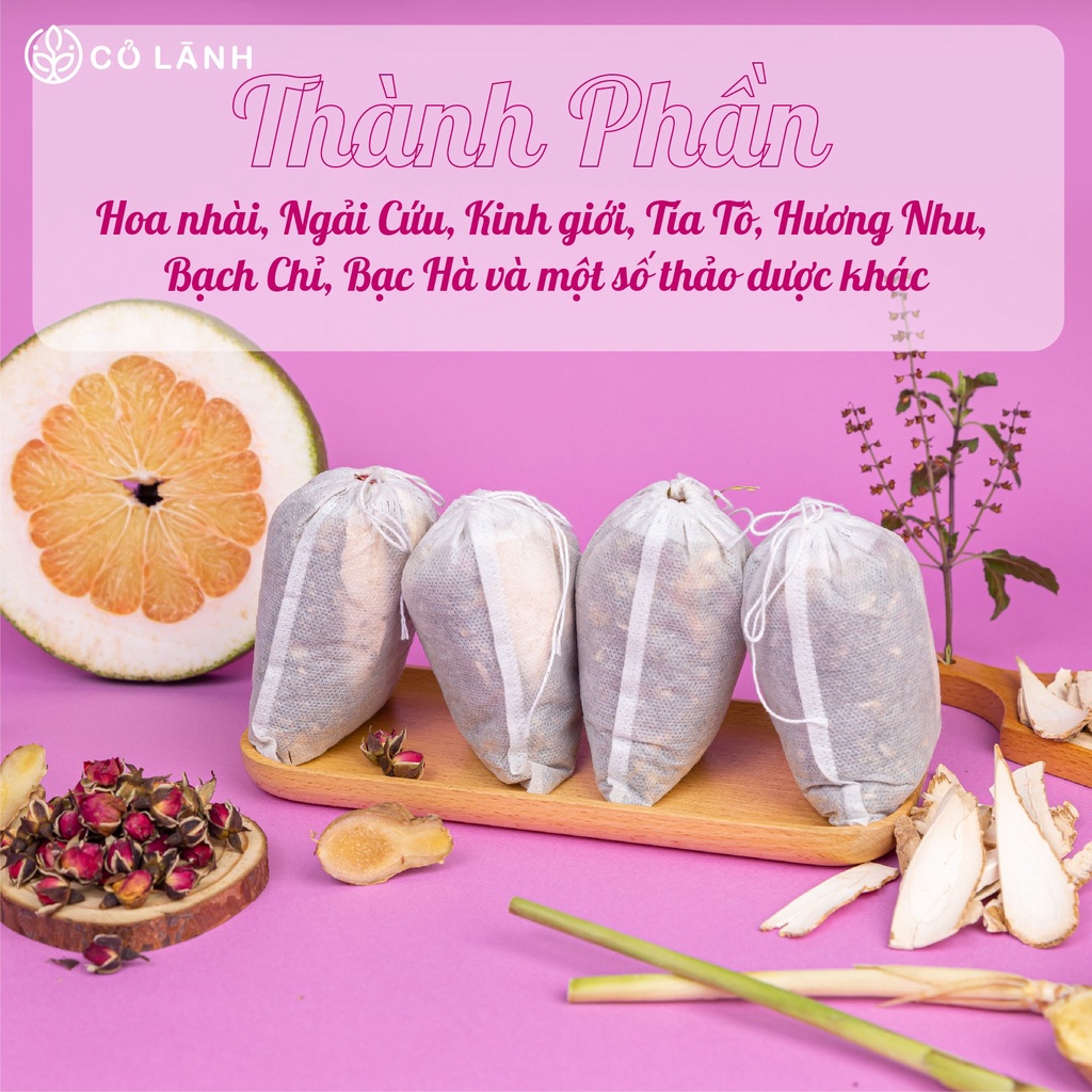 Hoa thảo dược xông mặt Cỏ Lành - Làm sạch sâu cho da, ngừa mụn