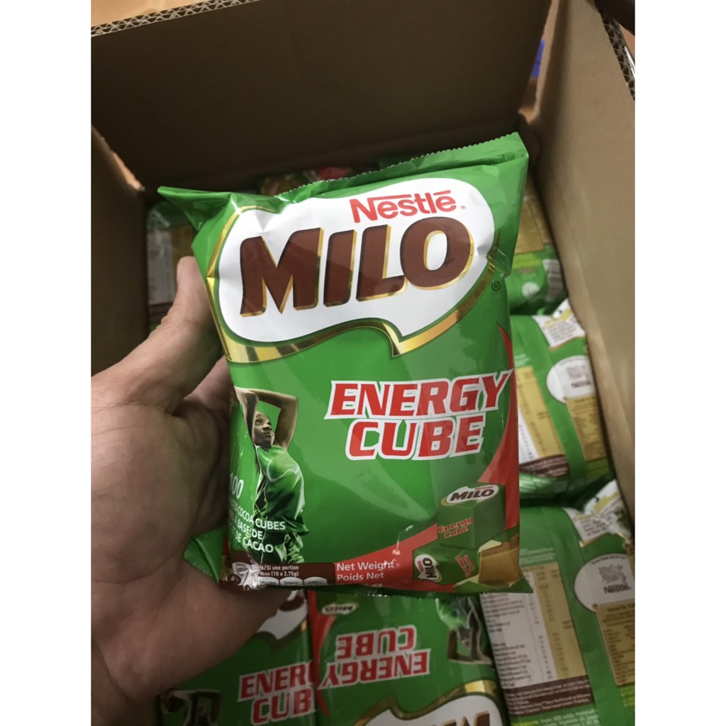 Kẹo Milo cube 275g 100 viên date 2022