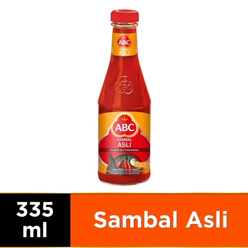 Tương ơt hiệu ABC Sambal Asli ( Digiling Ala Tradisional ) - Nhập khẩu Indonesia Chai 335ml