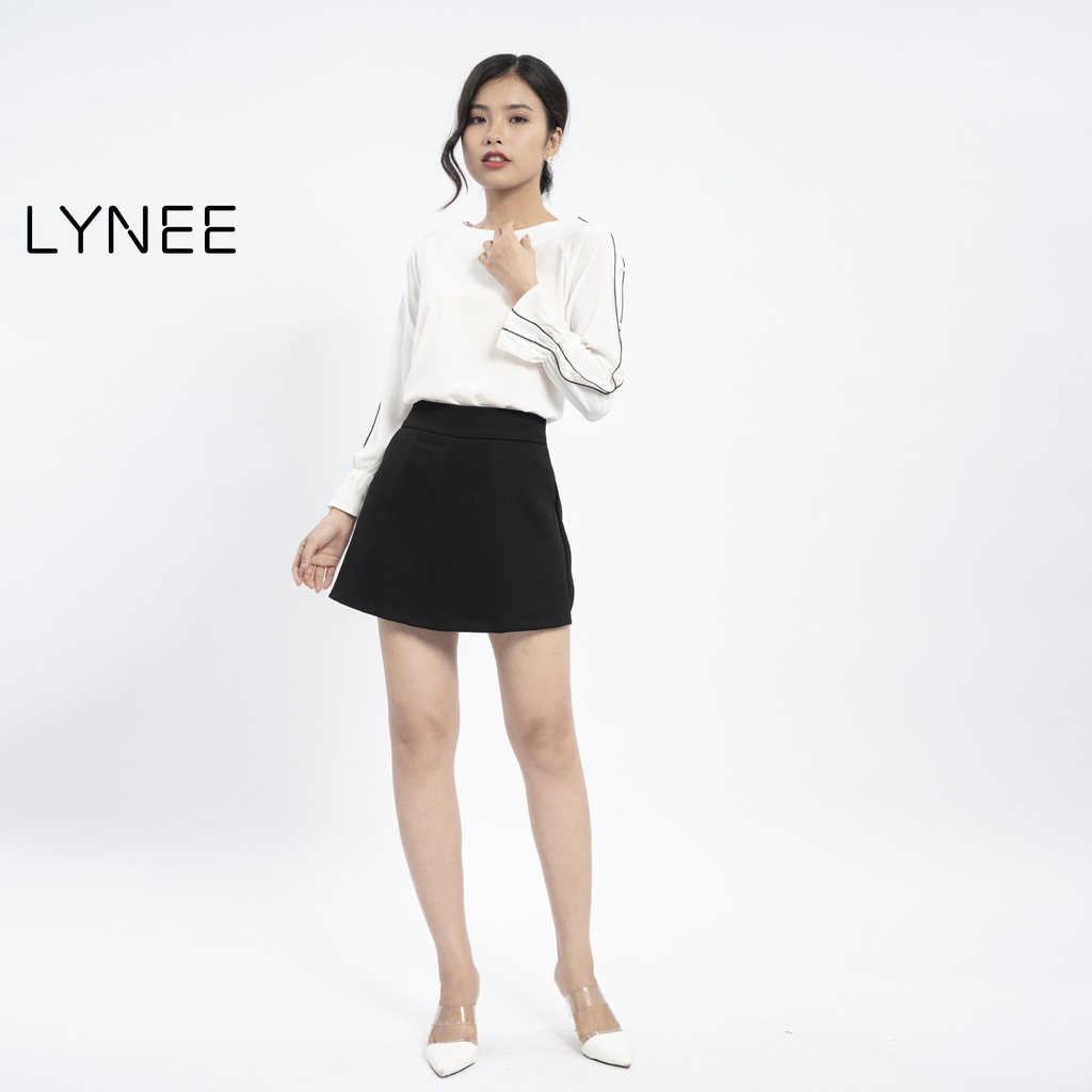 Quần giả váy chữ A ngắn lưng cao LYNEE chất vải tuyết mua dầy dặn - QN01