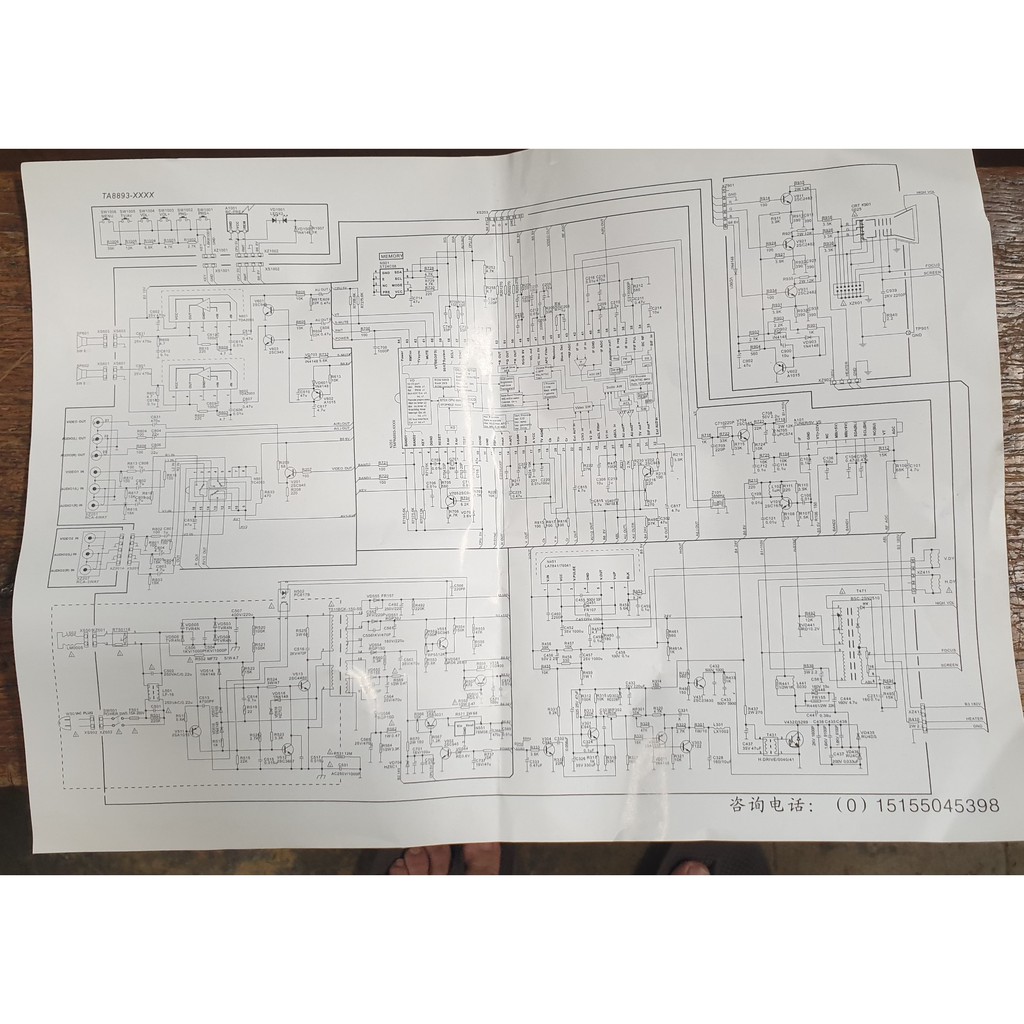 Đầu Tv Trung Quốc 25-29 Inch Toshiba Ta 8893 Xxxx