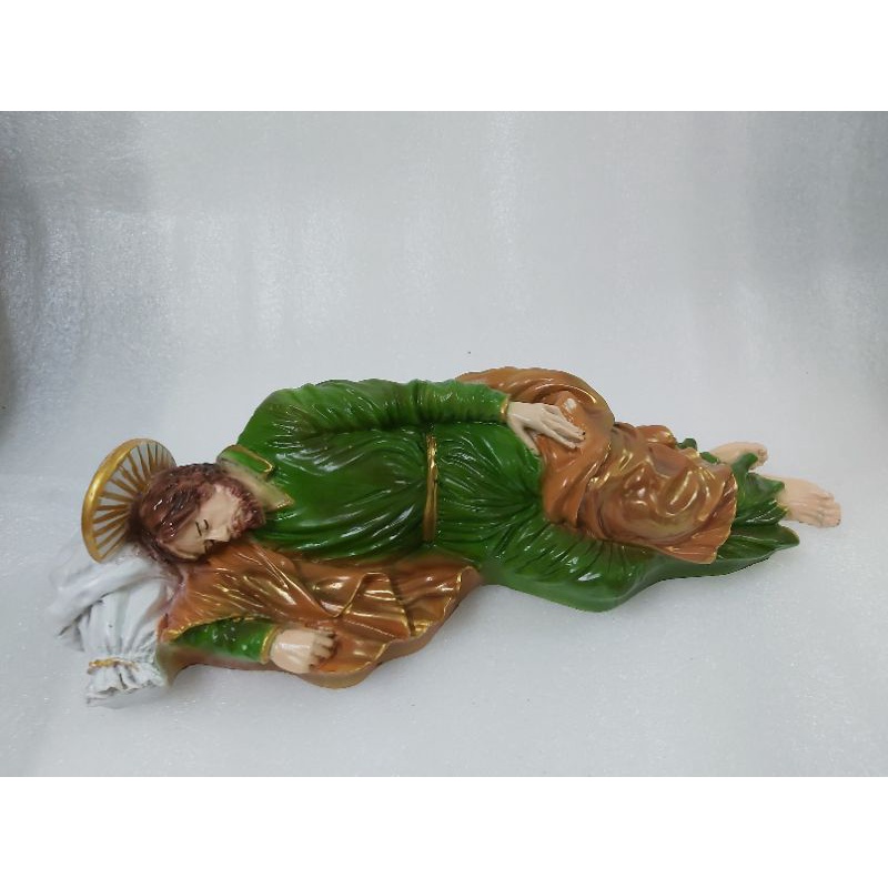 Tượng công giáo - Thánh Giuse nằm ngủ dài 30cm composite