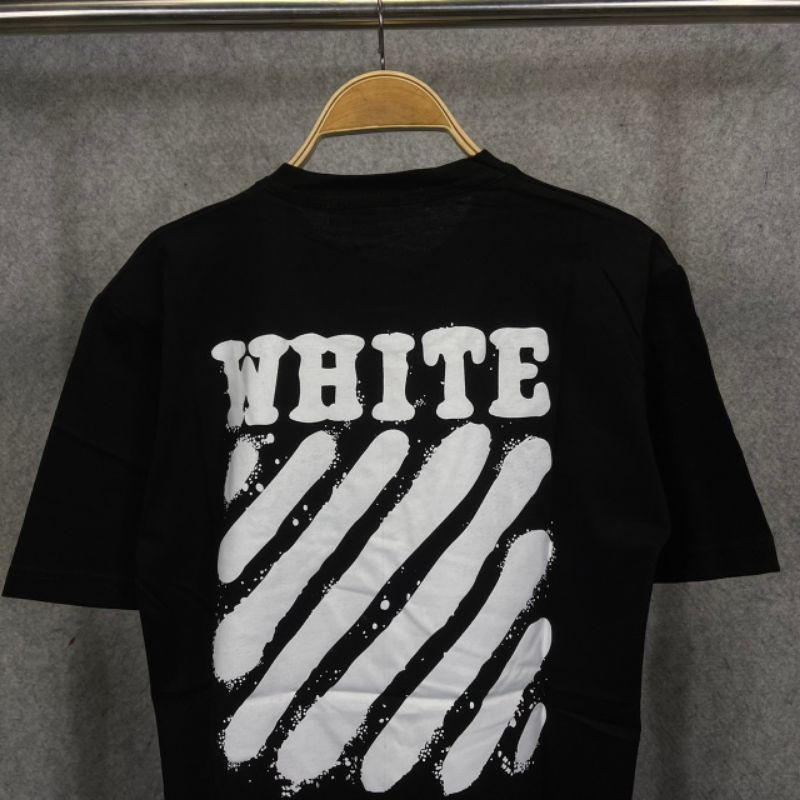 Off White Áo Sơ Mi Nam Ngắn Tay Màu Trắng