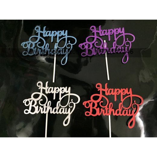 Bảng que cắm giấy HAPPY BIRTHDAY