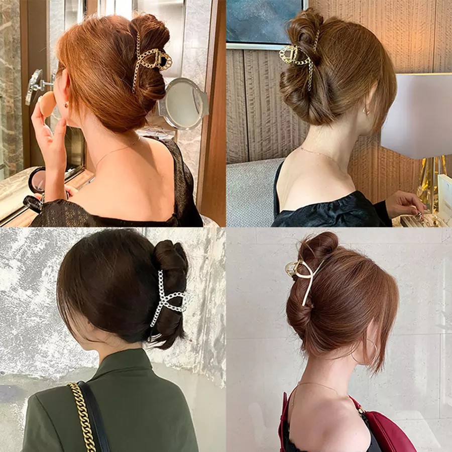 Kẹp tóc Haimeikang chất liệu hợp kim đơn giản thời trang