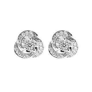 Bông tai vàng trắng DOJI 14K 0819E-LAL476