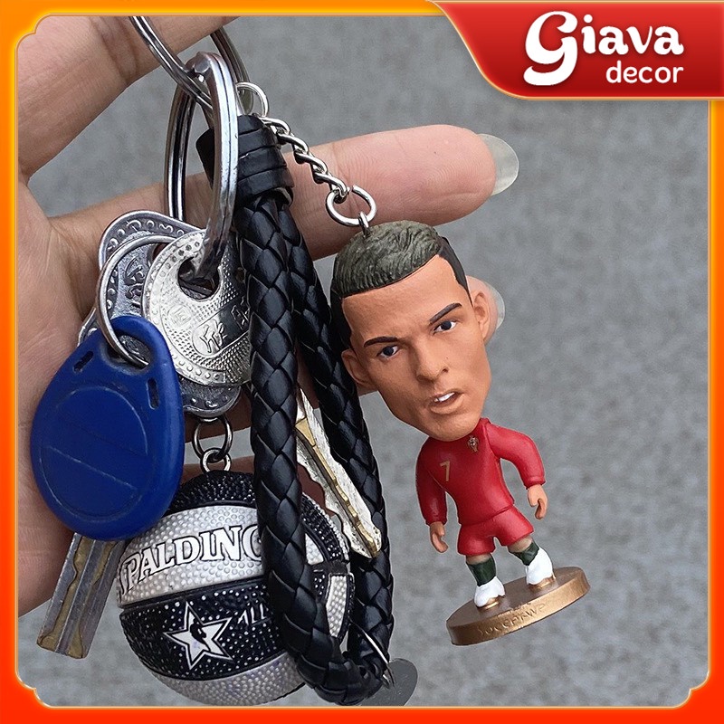 Mô hình cầu thủ CR7 Messi PSG Ronaldo Mu các loại | tượng trang trí bàn làm việc GIAVA DECOR