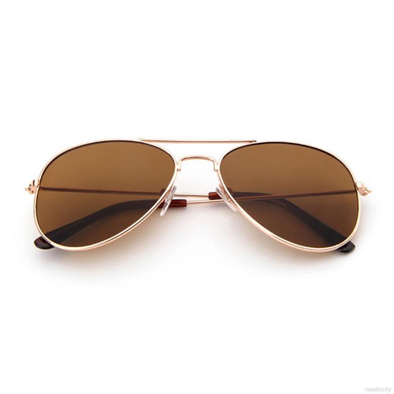 Kính mát nhiều màu gọng kim loại cho bé trai và bé gái