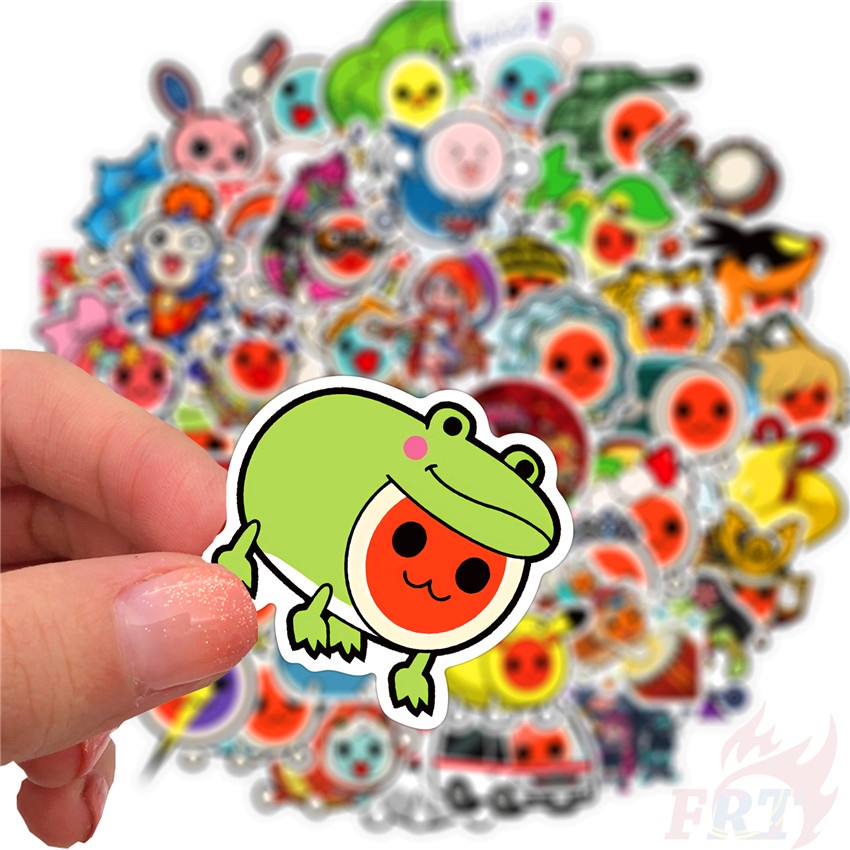 ❉ Taiko no Tatsujin - NAMCO JDM Anime Taiko Music Games Stickers ❉ 50Pcs/Set Waterproof DIY Fashion Decals Doodle Stickers