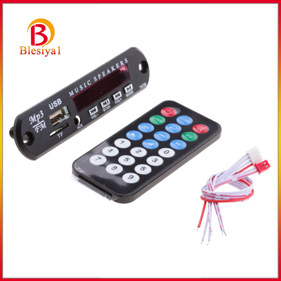 Bảng Mạch Giải Mã Âm Thanh Không Dây Dc12V Mp3 Wma Cho Xe Hơi