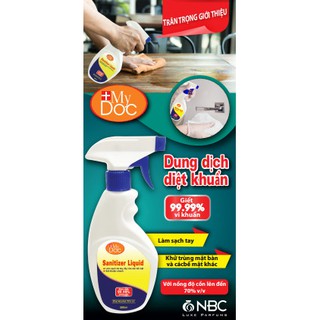 Dung dịch xịt khử khuẩn My Doc 500ml