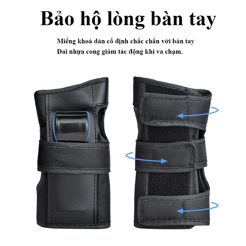 [FREESHIP] Bộ Bảo Vệ Tay Chân Đầu Gối, Đồ Bảo Hộ Tay Chân Cao Cấp Trượt Patin, Xe Đạp Thể Thao Cho Mọi Lứa Tuổi