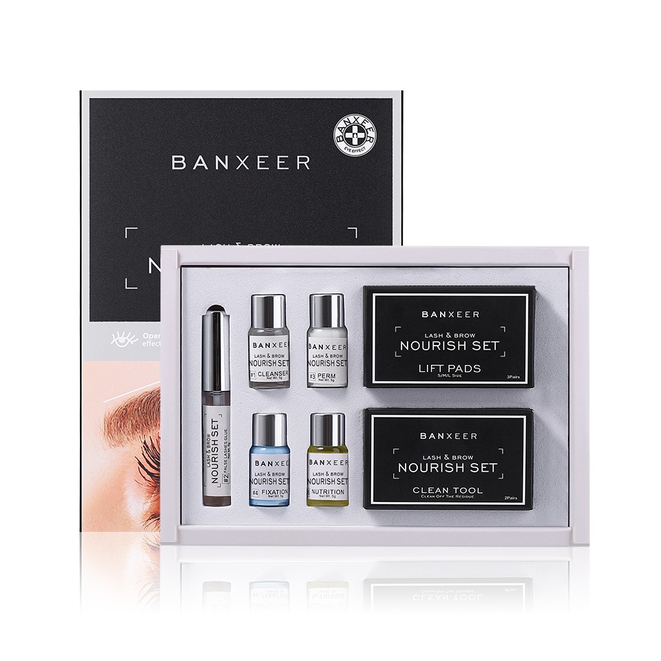Bộ Dụng Cụ Uốn Cong Nâng Lông Mi Lông Mày BANXEER 2 Trong 1 Dạng Bán Vĩnh Viễn 190g | BigBuy360 - bigbuy360.vn