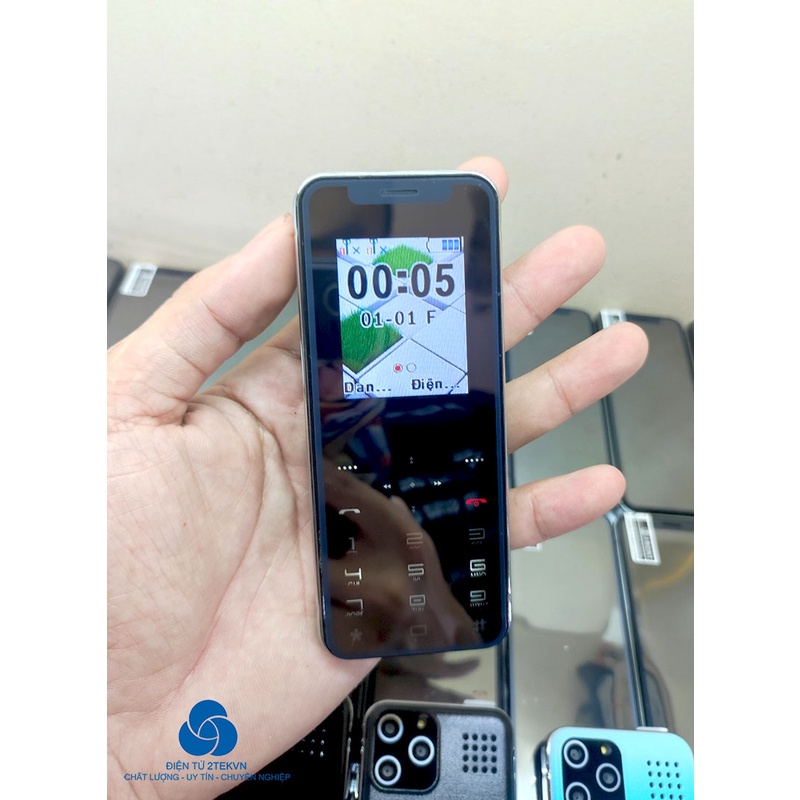 Điện thoại mini H666 hỗ trợ 2 sim 2 sóng online,...Tích hợp nhiêu ứng dụng