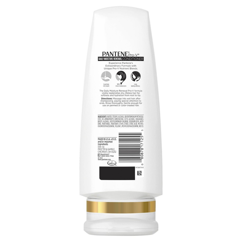 Dầu Xả Pantene ProV Daily Moisture Renewal Conditioner Dưỡng Ẩm Tóc 355ml