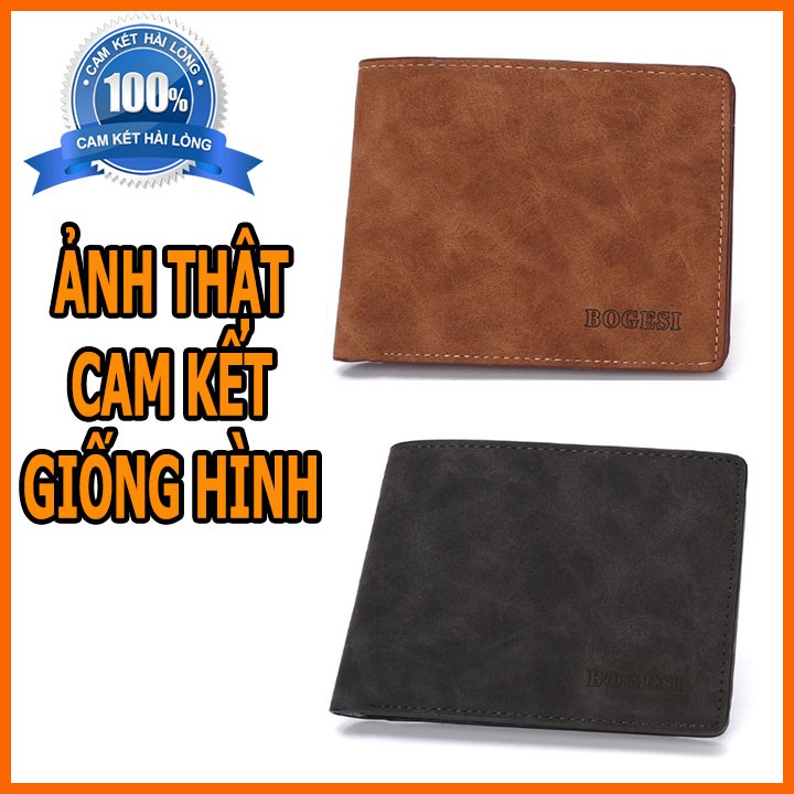 [Ảnh thật - Full box] Bóp Ví Nam Bogesi Da PU Cao cấp Chính Hãng, Sang Trọng, Phong Cách Hàn Quốc 2019.